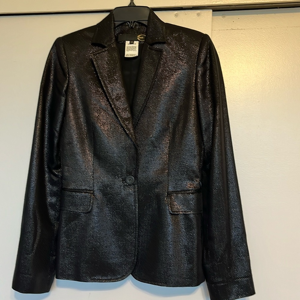 Just Cavalli Black Shimmer Blazer
